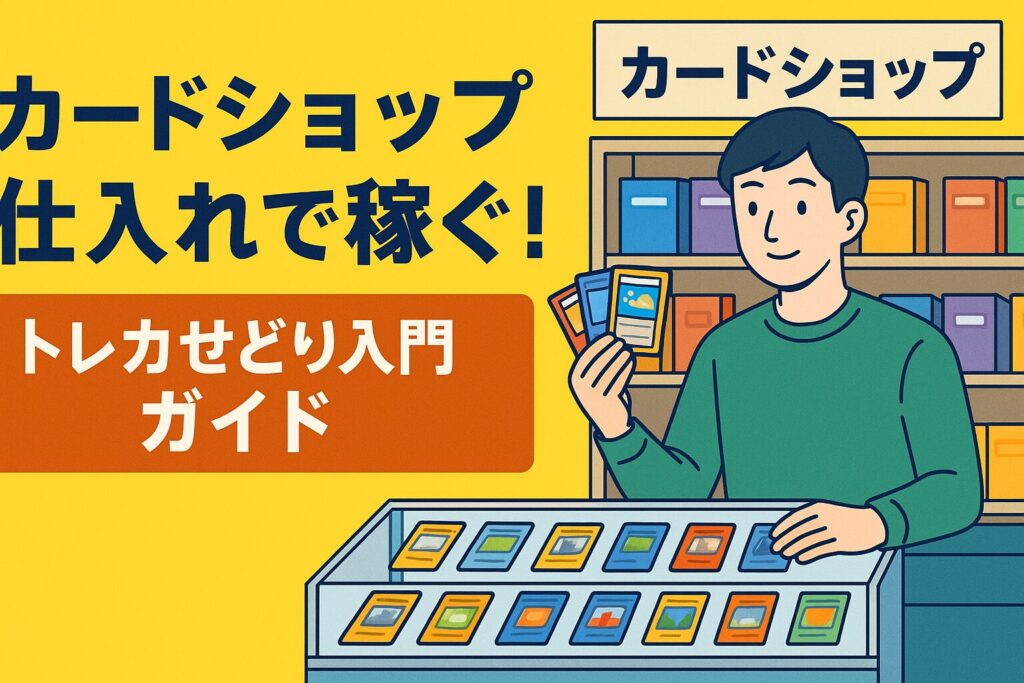 カードショップ仕入れで稼ぐ！トレカせどり入門ガイド