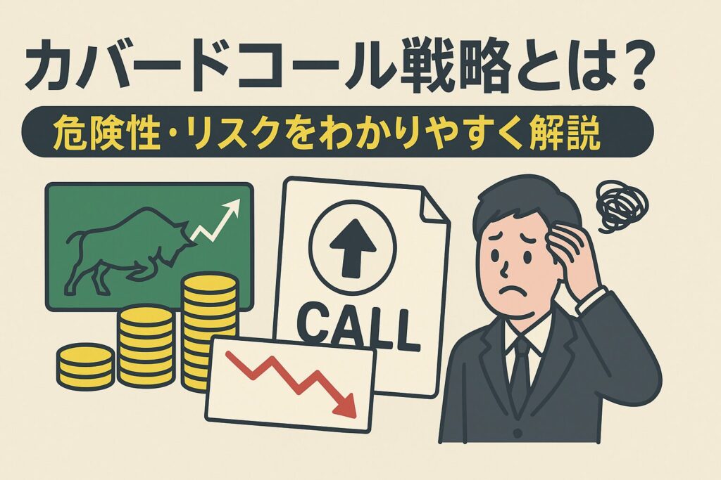 カバードコール戦略とは？危険性・リスクをわかりやすく解説【ETF運用の注意点も】